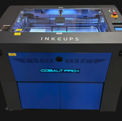 Inkcups Unveils Faster Cobalt Pro+ Laser Plate-Maker for Pad Printing and Product Etching