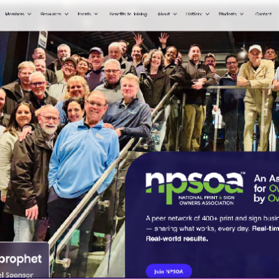 NPSOA launches redesigned website with a new Student Section to recruit the next print generation