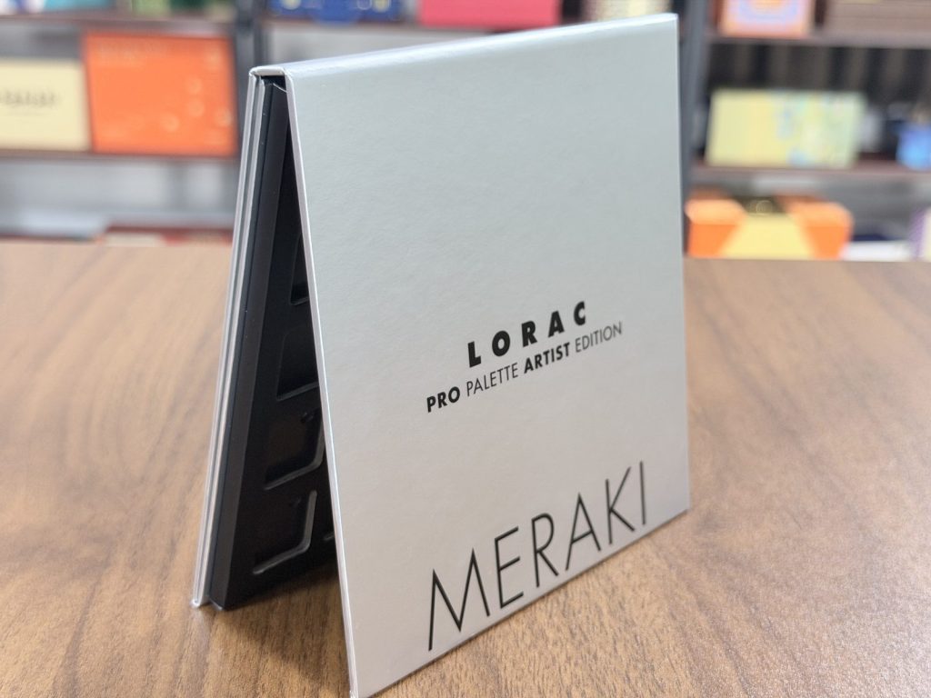 LORAC Pro MERAKI Black Folding Palette Display Box With Transparent Window - view