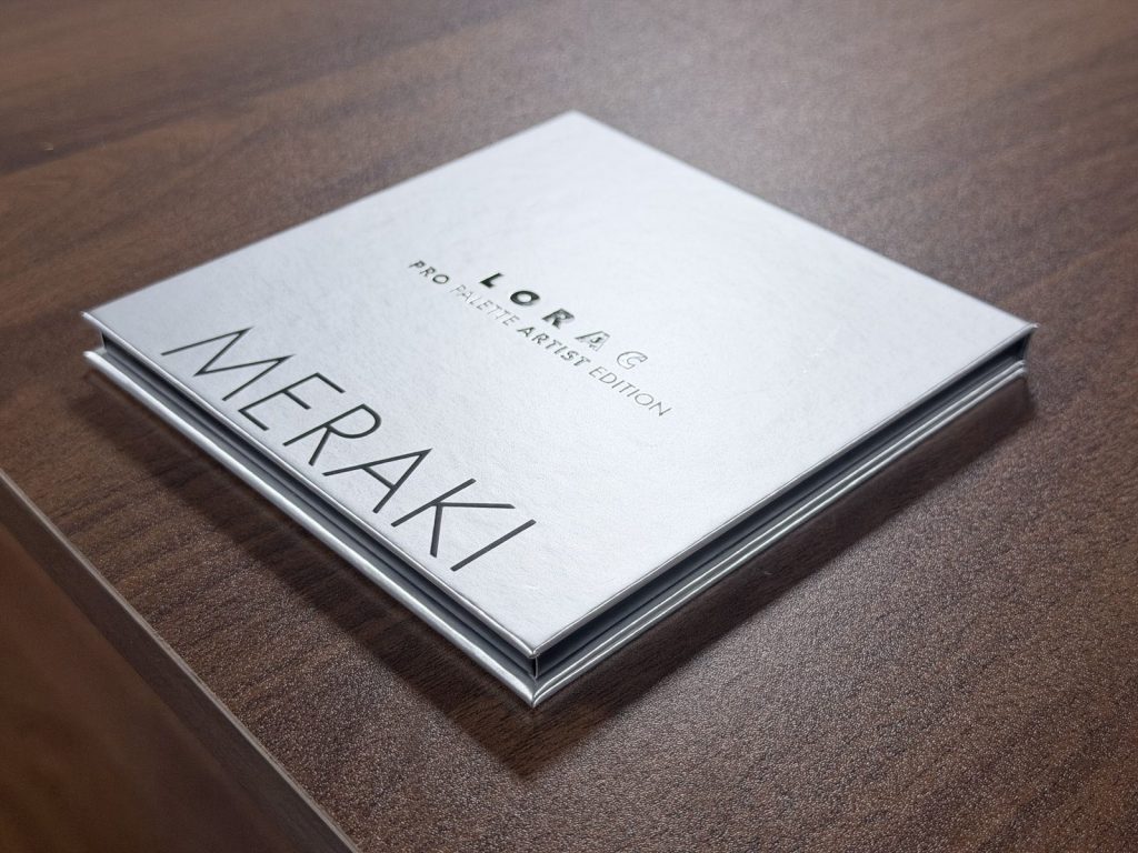 LORAC Pro MERAKI Black Folding Palette Display Box With Transparent Window - view