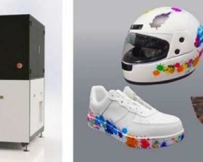 Epson ContourJet Puts Inkjet Decoration on Curved Car Parts and Sports Gear with Six-Axis Robots